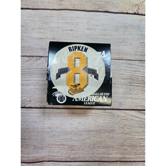 1995 Cal Ripken Jr Streak Rawlings Official Logo Baseball Commemorative‎ Collect - Picture 3 of 6